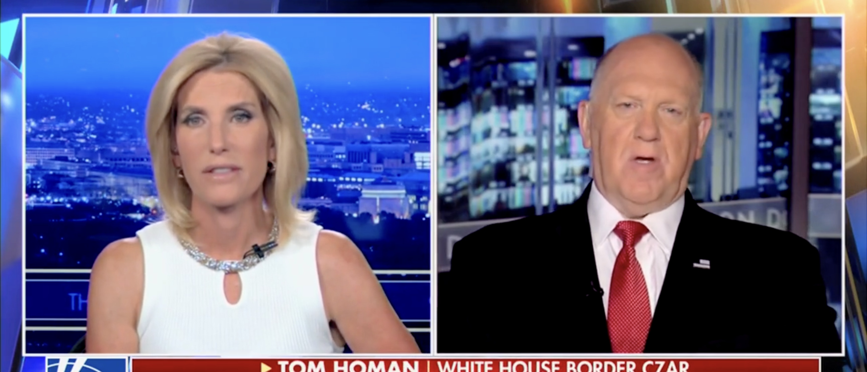 Tom Homan on "The Ingraham Angle" discussing ICE rhetoric [Screenshot/Fox News/"The Ingraham Angle"]